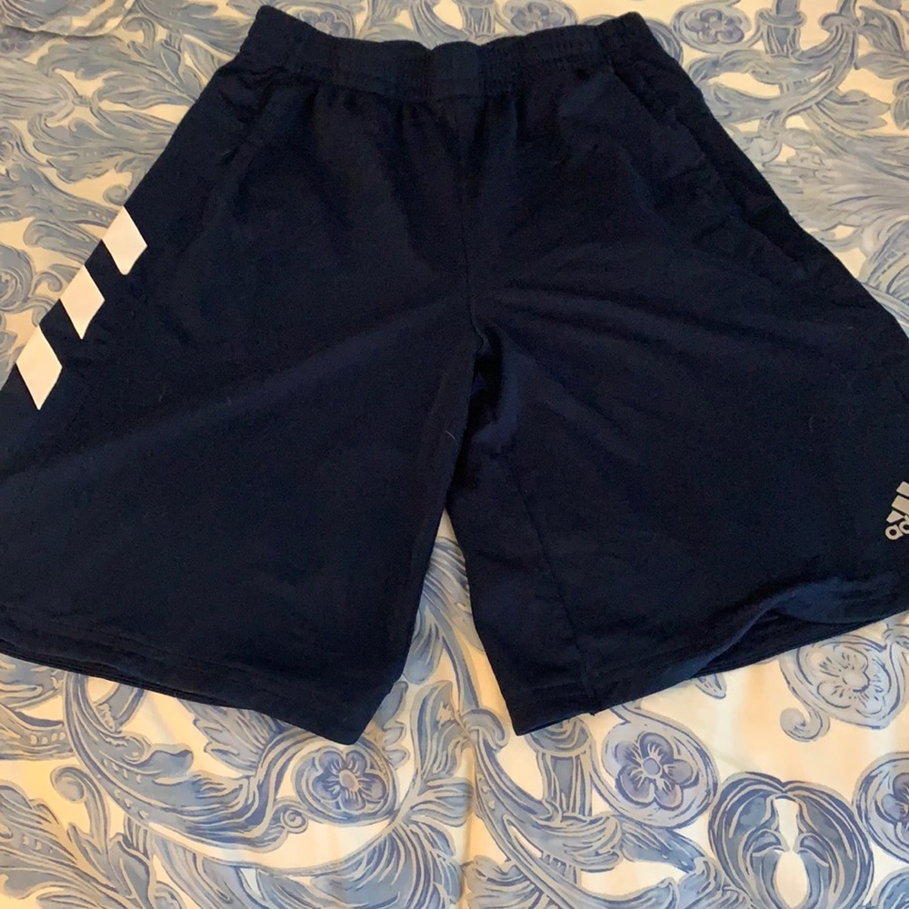 Adidas Navy Blue Youth XL basketball shorts